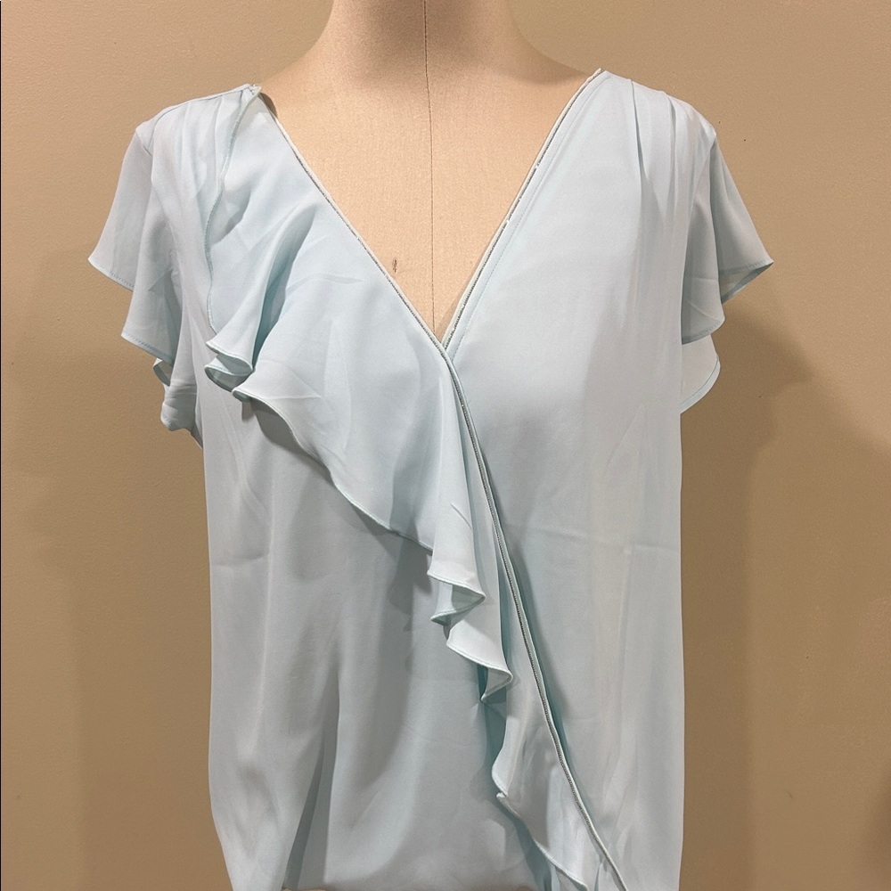 White House Black Market Mint Blouse